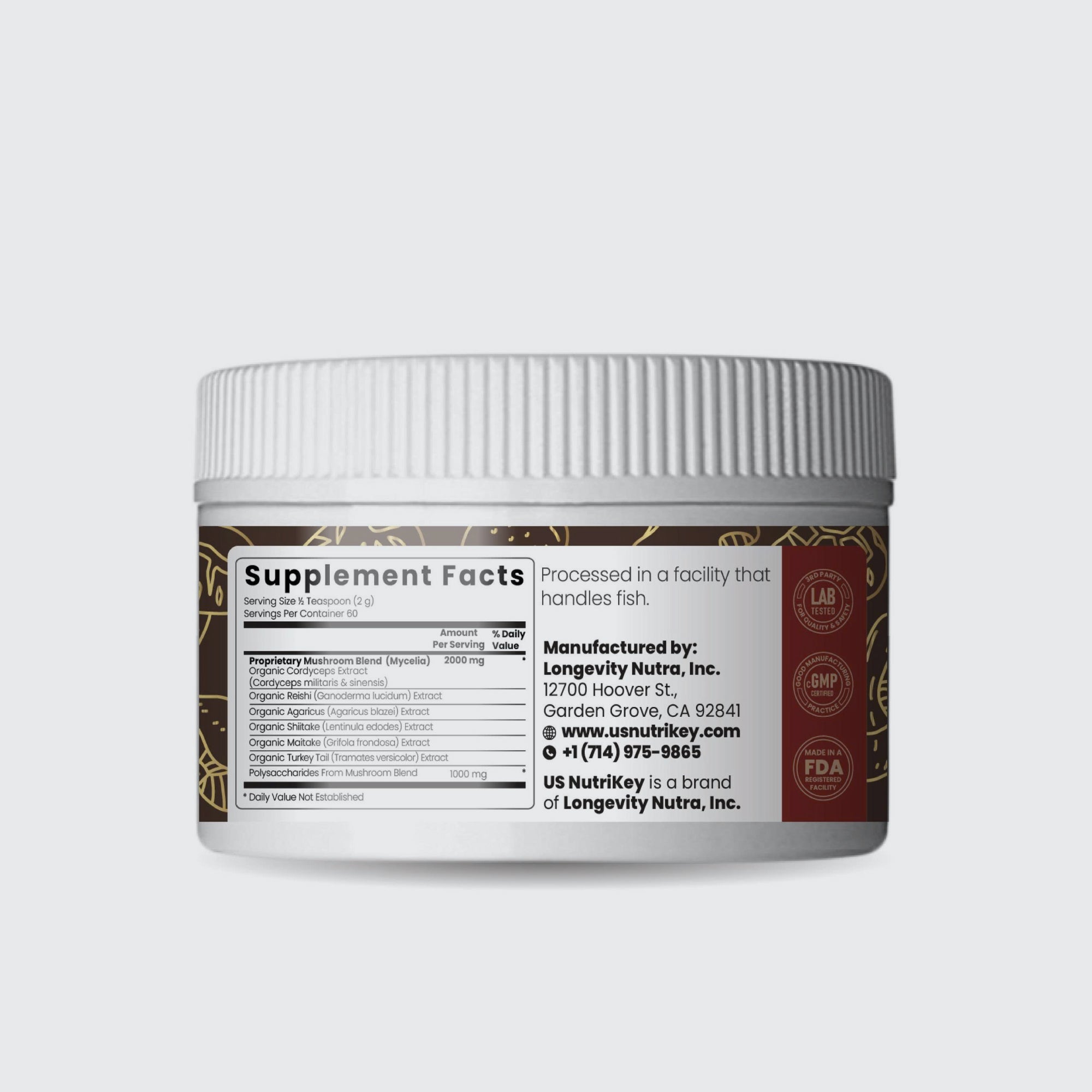 7 Mushrooms Extract Powder